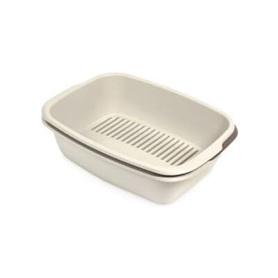Arquivet LETTIERA Aperta per Gatto Modello Miso Gatti Toilette IGIENICA NO PALETTA TRIPLA VASCA Colori ASSORTITI Arquivet LETTIERA Aperta per Gatto Modello Miso Gatti Toilette IGIENICA NO PALETTA TRIPLA VASCA Colori ASSORTITI