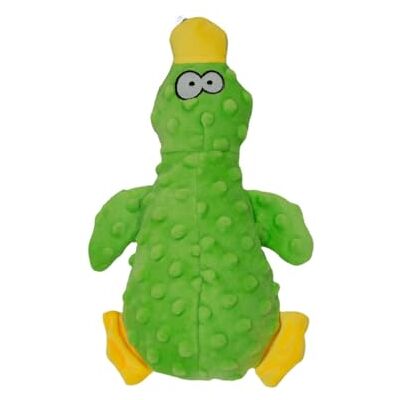 JACK AND VANILLA , Jouet en Peluche Doux pour Chien en Forme de Canard avec couineur, idéal pour Petits et Moyens Chiens, 25 cm, Couleur Verte, Modèle Bubble Plush JACK AND VANILLA , Jouet en Peluche Doux pour Chien en Forme de Canard avec couineur, idéal pour Petits et Moyens Chiens, 25 cm, Couleur Verte, Modèle Bubble Plush
