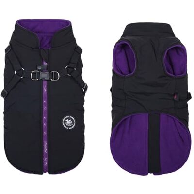 Norbi Veste d'hiver pour chien avec harnais intégré – Manteau chaud réglable pour chiens de petite et grande taille – Parfait par temps froid Norbi Veste d'hiver pour chien avec harnais intégré – Manteau chaud réglable pour chiens de petite et grande taille – Parfait par temps froid