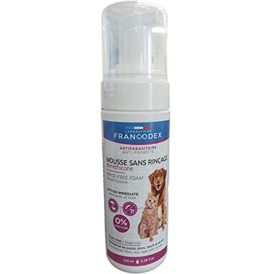 Francodex Dimethicone Mousse sans Rinçage Chat 150 ML Francodex Dimethicone Mousse sans Rinçage Chat 150 ML