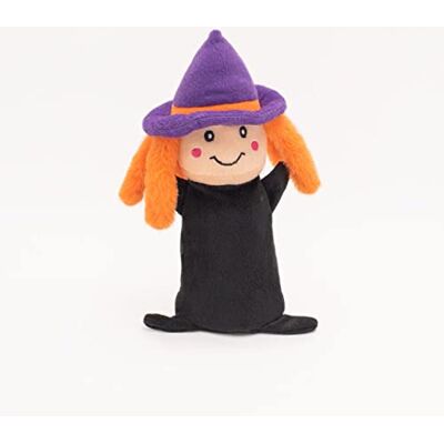 ZippyPaws Halloween kolossale vriend heks Groot pijpspeelgoed voor honden Leuk en duurzaam Halloween-speelgoed Perfect voor Halloweenfeest en spelen ZippyPaws Halloween kolossale vriend heks Groot pijpspeelgoed voor honden Leuk en duurzaam Halloween-speelgoed Perfect voor Halloweenfeest en spelen