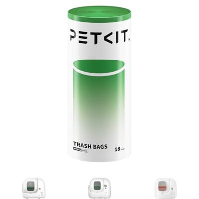 PETKIT Sac Poubelle de Toilette pour Chat avec Cordon, Sacs Poubelles Automatiques pour PURA MAX 2 et PUROBOT Max Pro 2,Chats/Chiens Litière pour Chats Résistant Aux Rayures,1 Rouleaux * 18 (18pcs) PETKIT Sac Poubelle de Toilette pour Chat avec Cordon, Sacs Poubelles Automatiques pour PURA MAX 2 et PUROBOT Max Pro 2,Chats/Chiens Litière pour Chats Résistant Aux Rayures,1 Rouleaux * 18 (18pcs)