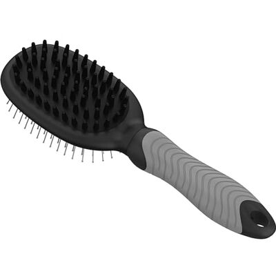 Wahl Brosse de bain double face professionnelle pour chiens (#858477) – Brosse pour toilettage de chiens – Pour Akitas, Huskies et Bergers australiens – Brosse à épingles durable pour chien Wahl Brosse de bain double face professionnelle pour chiens (#858477) – Brosse pour toilettage de chiens – Pour Akitas, Huskies et Bergers australiens – Brosse à épingles durable pour chien