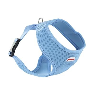 Record Harnais Fast Dog Fabriqué en nylon souple, flexible et respirant Crochet pour laisse en métal Couleur bleue Taille L Tour de 38-43 cm Record Harnais Fast Dog Fabriqué en nylon souple, flexible et respirant Crochet pour laisse en métal Couleur bleue Taille L Tour de 38-43 cm
