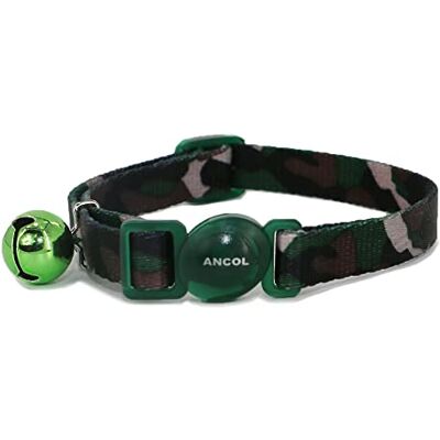 Ancol Pet Products Ltd Collier pour Chat avec Boucle de sécurité Camouflage Ancol Pet Products Ltd Collier pour Chat avec Boucle de sécurité Camouflage