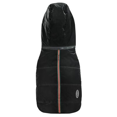 Record Manteau Dogmar pour chiens. Imperméable pour chien de style sobre et raffiné avec bandes réfléchissantes, fermeture réglable et trou laisse Noir, XXL Record Manteau Dogmar pour chiens. Imperméable pour chien de style sobre et raffiné avec bandes réfléchissantes, fermeture réglable et trou laisse Noir, XXL