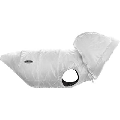 Record Manteau Dogmar pour chien imperméable pour chien de style sobre et raffiné avec bandes réfléchissantes, fermeture réglable et trou laisse Argent, XXL Record Manteau Dogmar pour chien imperméable pour chien de style sobre et raffiné avec bandes réfléchissantes, fermeture réglable et trou laisse Argent, XXL