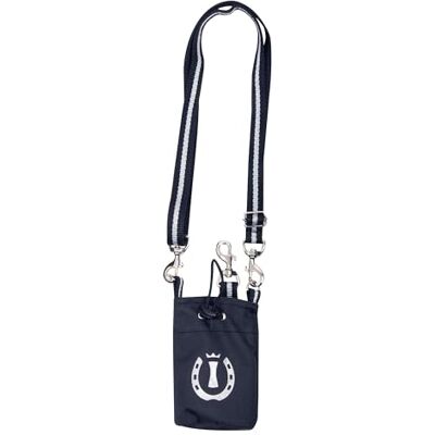 Imperial Riding IRH Sac de récompense pour chevaux, sac à friandises léger, pour l'entraînement au sol, imperméable, avec cordon de serrage et sangle d'épaule, accessoires d'équitation, bleu marine Imperial Riding IRH Sac de récompense pour chevaux, sac à friandises léger, pour l'entraînement au sol, imperméable, avec cordon de serrage et sangle d'épaule, accessoires d'équitation, bleu marine