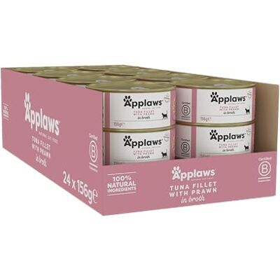 Nourriture pour chat au thon et aux crevettes - Applaws Nourriture pour chat au thon et aux crevettes - Applaws