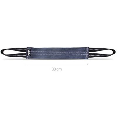 Julius-K9 185LE-30 Boudin à mordre en cuir plat avec 2 anses, 30 cm Julius-K9 185LE-30 Boudin à mordre en cuir plat avec 2 anses, 30 cm