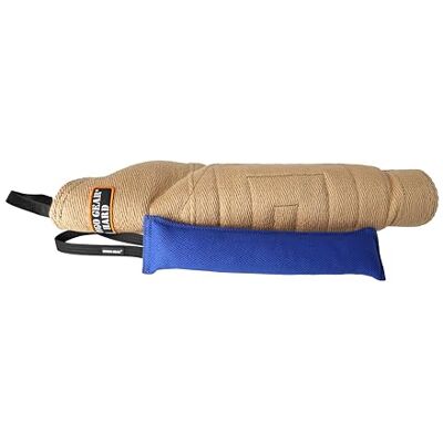 DINGO GEAR WWW.DINGOGEAR.COM 1977 Dingo Gear S10044 Ensemble de matériel de dressage en jute très rigide et jouet en nylon pour IGP, K9, Sports, dressage de chiens adultes, niveau de morsure 5 DINGO GEAR WWW.DINGOGEAR.COM 1977 Dingo Gear S10044 Ensemble de matériel de dressage en jute très rigide et jouet en nylon pour IGP, K9, Sports, dressage de chiens adultes, niveau de morsure 5