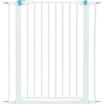 MidWest Homes for Pets Barrière en acier avec bande phosphorescente phosphorescente ; barrière en acier pour animal domestique de 99,06 cm de haut par 73,66 cm à 96,52 cm de large en blanc doux avec MidWest Homes for Pets Barrière en acier avec bande phosphorescente phosphorescente ; barrière en acier pour animal domestique de 99,06 cm de haut par 73,66 cm à 96,52 cm de large en blanc doux avec