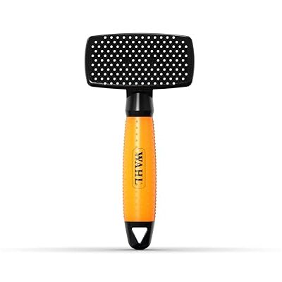 Wahl Petite brosse carde autonettoyante en nylon, pour animaux sensibles Wahl Petite brosse carde autonettoyante en nylon, pour animaux sensibles