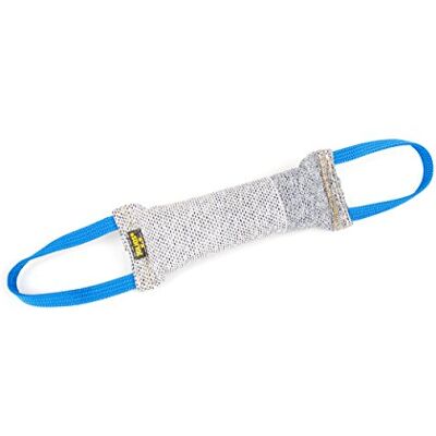 Julius-K9 18420-2 Boudin à mordre en coton/nylon avec couture intérieure et 2 anses, 20 x 5,5 cm Julius-K9 18420-2 Boudin à mordre en coton/nylon avec couture intérieure et 2 anses, 20 x 5,5 cm