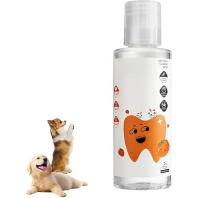 PHFDQKG Brosse à dents pour chien, solution de soins bucco-dentaires pour animaux de compagnie, formule naturelle, sans saveur et inodore, rafraîchit l'haleine, pratique pour un usage quotidien des animaux de PHFDQKG Brosse à dents pour chien, solution de soins bucco-dentaires pour animaux de compagnie, formule naturelle, sans saveur et inodore, rafraîchit l'haleine, pratique pour un usage quotidien des animaux de