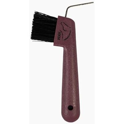 HKM Basic Grattoir à cheval Bordeaux Taille unique HKM Basic Grattoir à cheval Bordeaux Taille unique