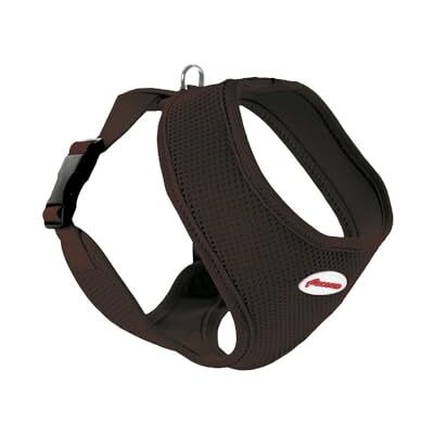 Record Harnais Fast Dog Fabriqué en nylon souple, flexible et respirant Crochet pour laisse en métal Couleur noire Taille M Circonférence 33-38 cm Record Harnais Fast Dog Fabriqué en nylon souple, flexible et respirant Crochet pour laisse en métal Couleur noire Taille M Circonférence 33-38 cm