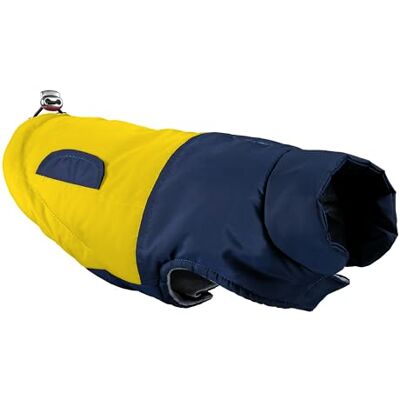 Best Friend Manteau imperméable Finlande Manteau pour chien avec col rembourré, trou laisse et passejambe élastique, idéal pour les jours froids Longueur dos 30 cm Best Friend Manteau imperméable Finlande Manteau pour chien avec col rembourré, trou laisse et passejambe élastique, idéal pour les jours froids Longueur dos 30 cm