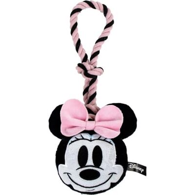 CERDÁ LIFE'S LITTLE MOMENTS Jouet pour chien avec corde Minnie Mouse officielle et résistante Accessoire interactif idéal pour jeux à mâcher et à tirer avec motif mignon et coloré de Disney CERDÁ LIFE'S LITTLE MOMENTS Jouet pour chien avec corde Minnie Mouse officielle et résistante Accessoire interactif idéal pour jeux à mâcher et à tirer avec motif mignon et coloré de Disney