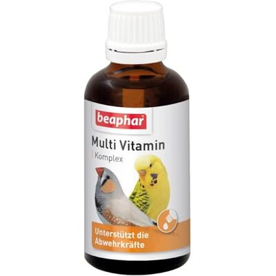 Beaphar Multi Vitamine Complexe pour les Oiseaux, 50 Ml Beaphar Multi Vitamine Complexe pour les Oiseaux, 50 Ml