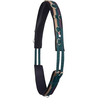 Imperial Riding IRH Deluxe Extra Ceinture de Longe Ergonomique avec sans Garrot et Anneaux en métal Vert forêt Poney Imperial Riding IRH Deluxe Extra Ceinture de Longe Ergonomique avec sans Garrot et Anneaux en métal Vert forêt Poney