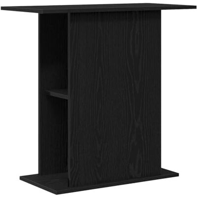 vidaXL Aquariumstandaard Zwart Eiken 75x36x72,5 cm Bewerkt Hout vidaXL Aquariumstandaard Zwart Eiken 75x36x72,5 cm Bewerkt Hout