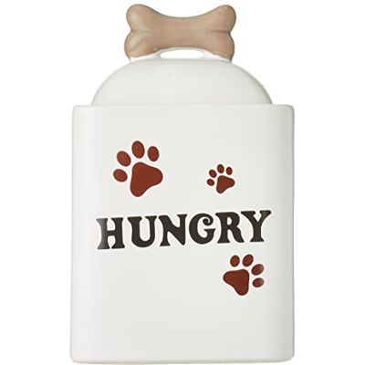 Nobby 73616 HUNGRY Boîte à goûter Crème 10,5 x 10,5 x 18 cm Nobby 73616 HUNGRY Boîte à goûter Crème 10,5 x 10,5 x 18 cm