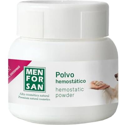MENFORSAN Poudre hémostatique pour chiens Accélère la coagulation sanginée Bouchon petits saignements Résultats efficaces et immédiats 20 g MENFORSAN Poudre hémostatique pour chiens Accélère la coagulation sanginée Bouchon petits saignements Résultats efficaces et immédiats 20 g