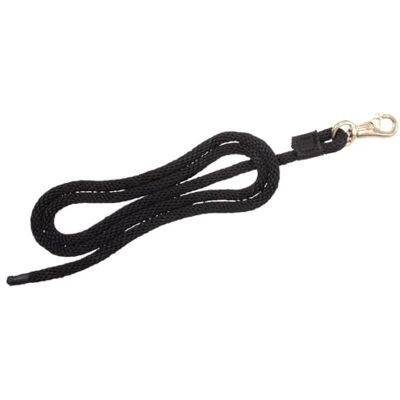 Tough 1 Laisse miniature avec petite gâchette Bull Snap, noir, 1,27 cm x 1,8 m Tough 1 Laisse miniature avec petite gâchette Bull Snap, noir, 1,27 cm x 1,8 m