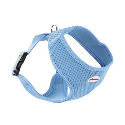 Record Harnais Fast Dog Fabriqué en nylon souple, flexible et respirant Crochet pour laisse en métal Couleur bleue Taille M Circonférence 33-38 cm Record Harnais Fast Dog Fabriqué en nylon souple, flexible et respirant Crochet pour laisse en métal Couleur bleue Taille M Circonférence 33-38 cm