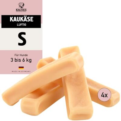 Kauies Fromage à mâcher – Barre de fromage 100% naturel pour chien en lait de vache frais, riche en protéines, sans lactose, sans gluten, soins dentaires, fabriqué à la main en Allemagne – Taille S Kauies Fromage à mâcher – Barre de fromage 100% naturel pour chien en lait de vache frais, riche en protéines, sans lactose, sans gluten, soins dentaires, fabriqué à la main en Allemagne – Taille S
