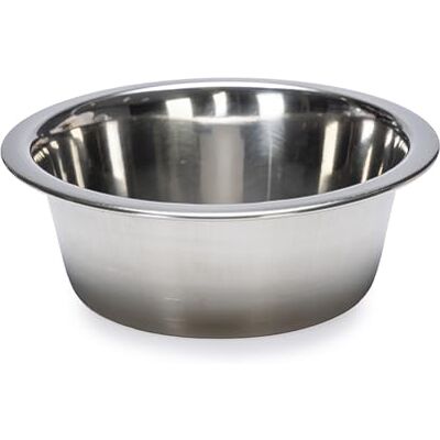 Karlie INOX Gamelle pour chien en acier inoxydable Argenté 370 ml Diamètre 9-13 cm Karlie INOX Gamelle pour chien en acier inoxydable Argenté 370 ml Diamètre 9-13 cm
