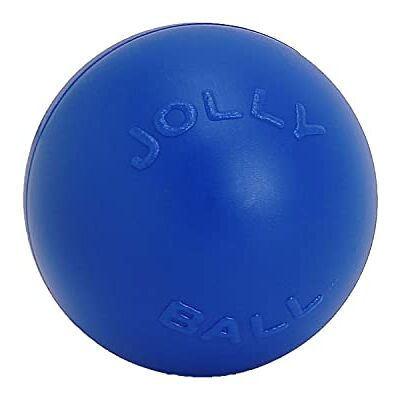 Jolly Pets Ball Push-n-Play Jouet pour Chien Bleu 15 cm Jolly Pets Ball Push-n-Play Jouet pour Chien Bleu 15 cm
