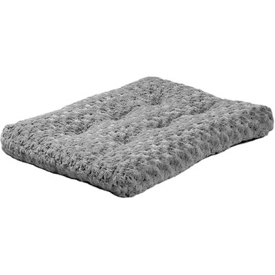 MidWest Homes for Pets Modèle 40624-SGB Lit en peluche 60,9 cm de long pour chiens/chats de race miniature ; motif ondulé ombré ; gris MidWest Homes for Pets Modèle 40624-SGB Lit en peluche 60,9 cm de long pour chiens/chats de race miniature ; motif ondulé ombré ; gris