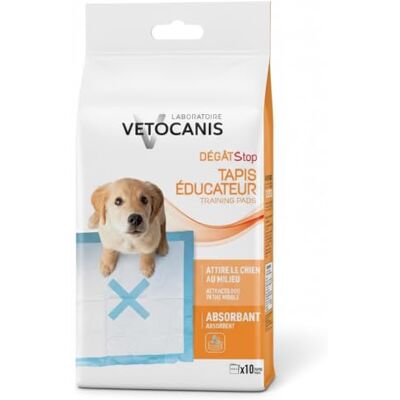 Tapis d'entraînement absorbant Vetocanis - 55 X 55 X 10 Cm - Pour Chiens Et Chats Tapis d'entraînement absorbant Vetocanis - 55 X 55 X 10 Cm - Pour Chiens Et Chats