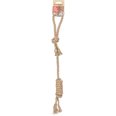 FLAMINGO JCHIEN Chanvre Kush Corde À Tirer 2 Noeuds Brun 52x4x3,5CM FLAMINGO JCHIEN Chanvre Kush Corde À Tirer 2 Noeuds Brun 52x4x3,5CM