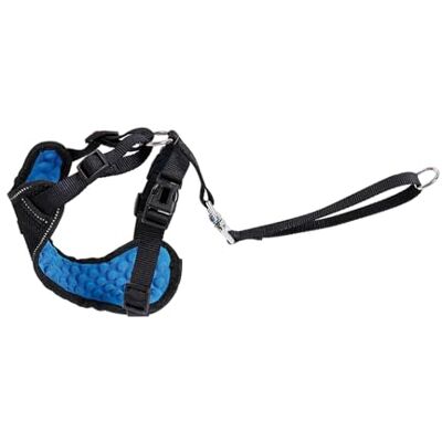 Record Kit harnais voiture pour chien avec raccord ceinture de sécurité. Rembourrage massant et coutures réfléchissantes pour promenades et voyages en sécurité L Cou 54-78 cm, tour de taille 68 Record Kit harnais voiture pour chien avec raccord ceinture de sécurité. Rembourrage massant et coutures réfléchissantes pour promenades et voyages en sécurité L Cou 54-78 cm, tour de taille 68