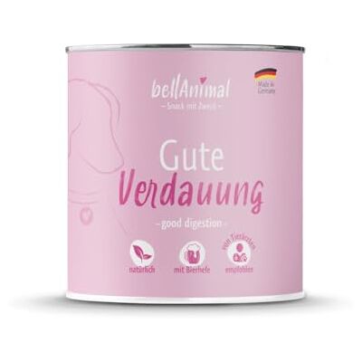 bellAnimal Snack à mâcher de qualité supérieure pour chien Bonne digestion 300 g (1 x 0,30 kg) Environ 85 collations bellAnimal Snack à mâcher de qualité supérieure pour chien Bonne digestion 300 g (1 x 0,30 kg) Environ 85 collations