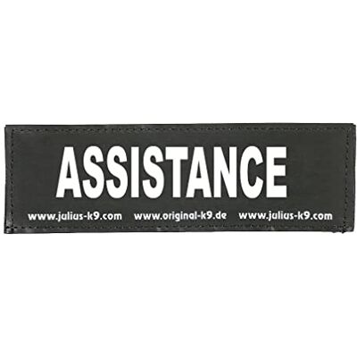Julius-K9 162LR-G-43638 Inscription Velcro, Assistance, noir Julius-K9 162LR-G-43638 Inscription Velcro, Assistance, noir