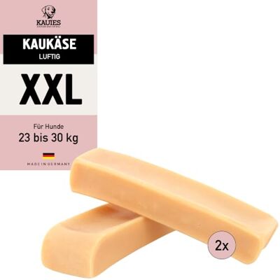 Kauies Fromage à mâcher – Barre de fromage 100% naturel pour chien en lait de vache frais, riche en protéines, sans lactose, sans gluten, soin dentaire, fabriqué à la main en Allemagne – Taille XXL Kauies Fromage à mâcher – Barre de fromage 100% naturel pour chien en lait de vache frais, riche en protéines, sans lactose, sans gluten, soin dentaire, fabriqué à la main en Allemagne – Taille XXL