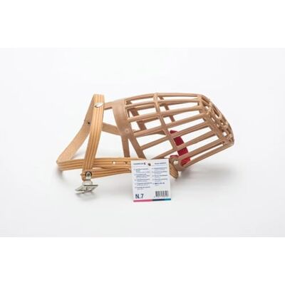 COVETRUS Muselière en plastique avec sangle en cuir Taille 10 COVETRUS Muselière en plastique avec sangle en cuir Taille 10