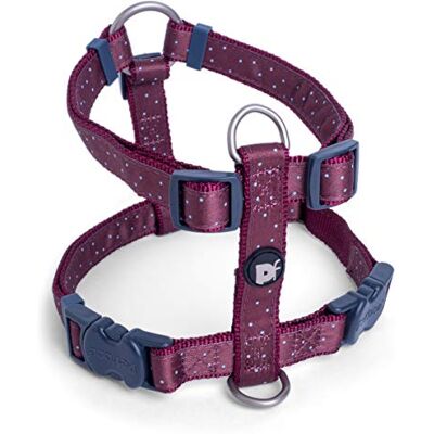 Harnais pour chien Petface Ox Blood Ditsy Spot - Harnais pour chien Harnais pour chien Petface Ox Blood Ditsy Spot - Harnais pour chien