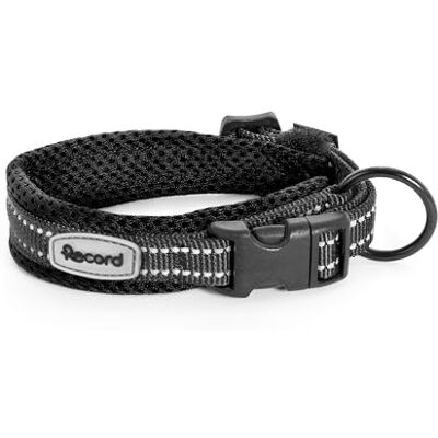Record Collier chien Andes Fabriqué en nylon résistant Détails réfléchissants Clip de fermeture en plastique Couleur noire Taille XXS 1,5 cm Circonférence 28-30 cm Record Collier chien Andes Fabriqué en nylon résistant Détails réfléchissants Clip de fermeture en plastique Couleur noire Taille XXS 1,5 cm Circonférence 28-30 cm