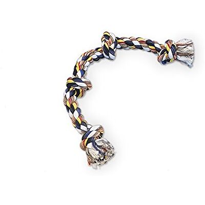 Nobby Os avec 4 Nœuds en Cotton pour Chien Multicolore 260 g Nobby Os avec 4 Nœuds en Cotton pour Chien Multicolore 260 g