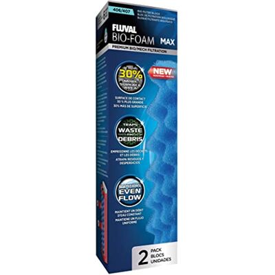 Fluval Bio Foam Max 407 Pompes/Filtres/Accessoires pour Pompes à Eau pour Aquariophilie Fluval Bio Foam Max 407 Pompes/Filtres/Accessoires pour Pompes à Eau pour Aquariophilie