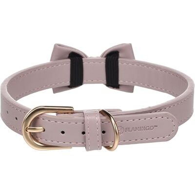 FLAMINGO Nela Collier pour chien avec nœud papillon Violet M 36-44 cm 20 mm FLAMINGO Nela Collier pour chien avec nœud papillon Violet M 36-44 cm 20 mm