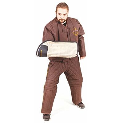 DINGO GEAR WWW.DINGOGEAR.COM 1977 Dingo Gear Helper DG01021 Veste de protection légère en similicuir faite à la main pour dressage de chien DINGO GEAR WWW.DINGOGEAR.COM 1977 Dingo Gear Helper DG01021 Veste de protection légère en similicuir faite à la main pour dressage de chien