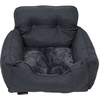 JACK AND VANILLA , Transporteur pour Animaux de Compagnie, Design Moderne Gris foncé, Installation Facile, matériaux durables, Dimensions 53x50x35cm, Modèle Bizou JACK AND VANILLA , Transporteur pour Animaux de Compagnie, Design Moderne Gris foncé, Installation Facile, matériaux durables, Dimensions 53x50x35cm, Modèle Bizou