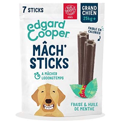 Gourmandises véganes pour chiens Edgard & Cooper - Menthe & Fraise - 210g Gourmandises véganes pour chiens Edgard & Cooper - Menthe & Fraise - 210g
