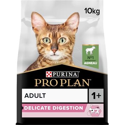 Pro Plan Delicate Riche en Agneau 10 KG Croquettes pour chat adulte Pro Plan Delicate Riche en Agneau 10 KG Croquettes pour chat adulte